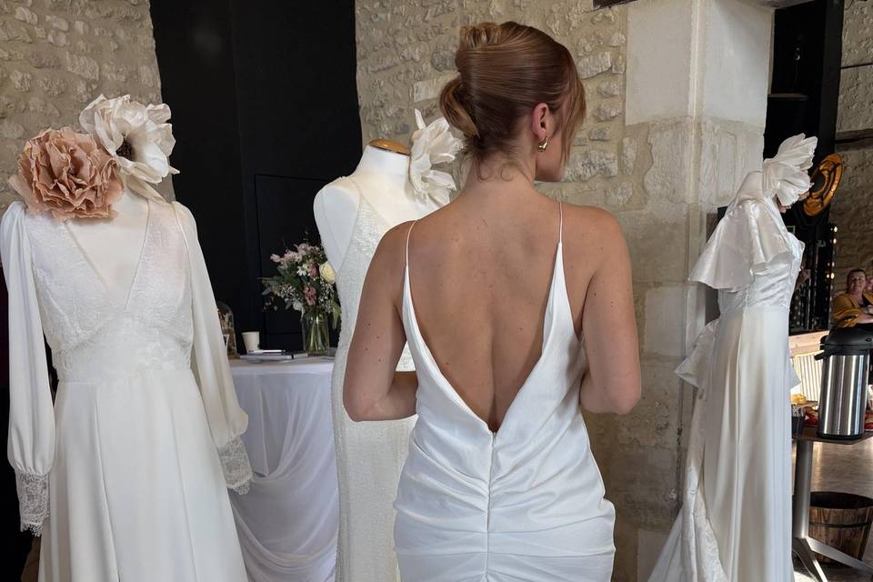 Chignon banane moderne