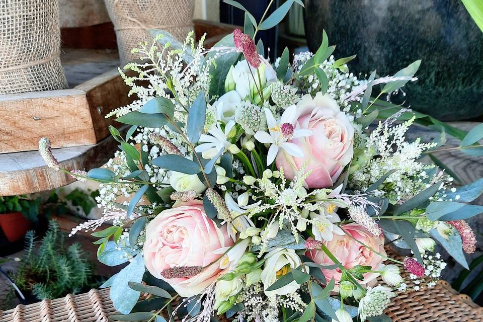 Bouquet de mariée &boutonnière