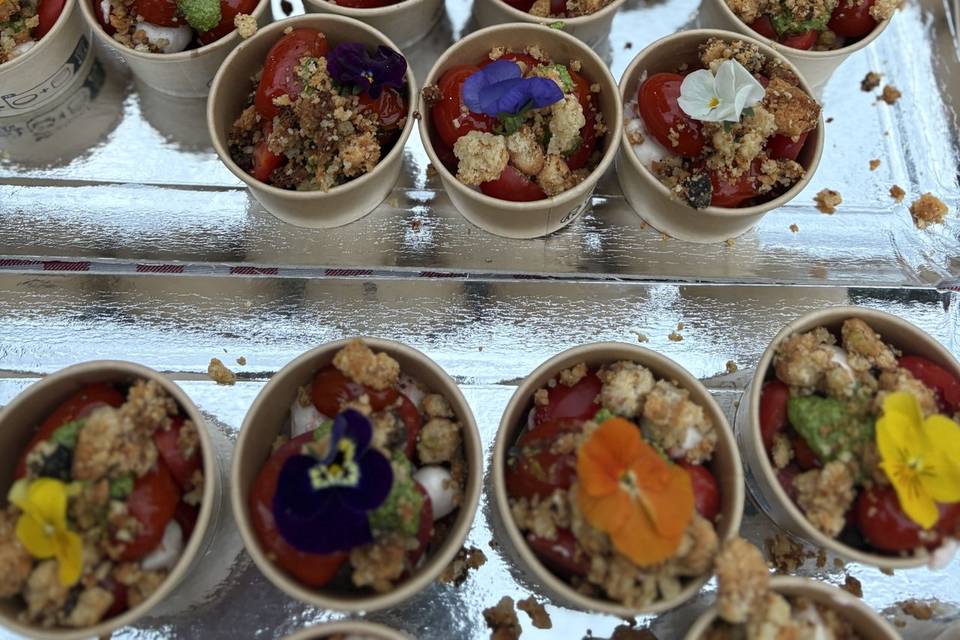 Crumble salé