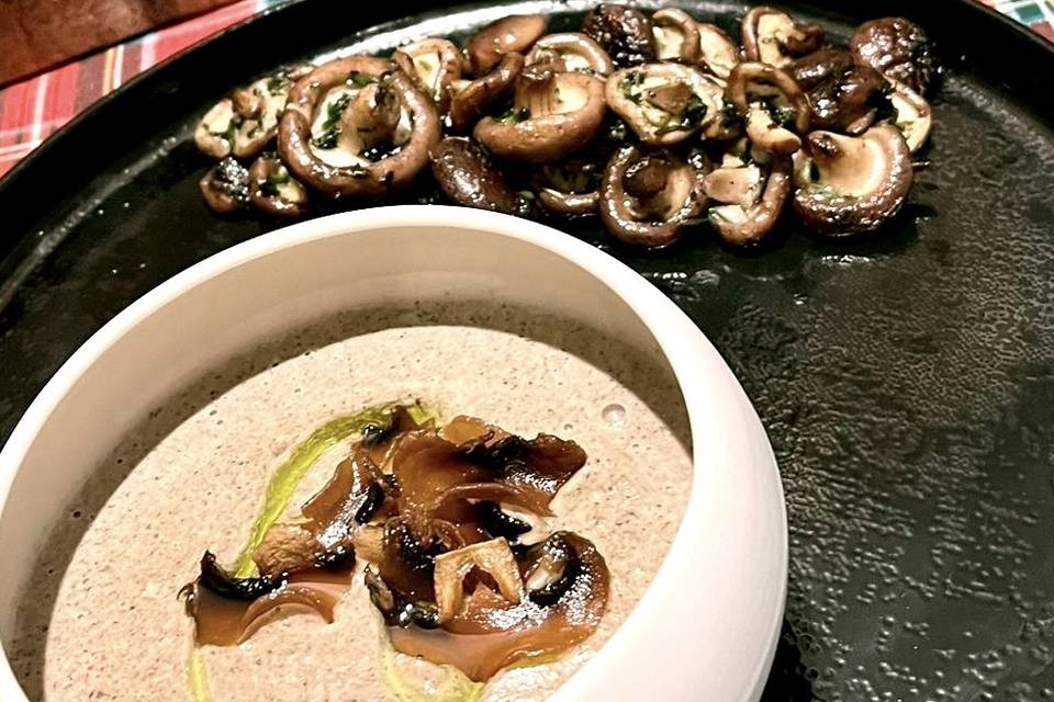 Champignons en deux façons