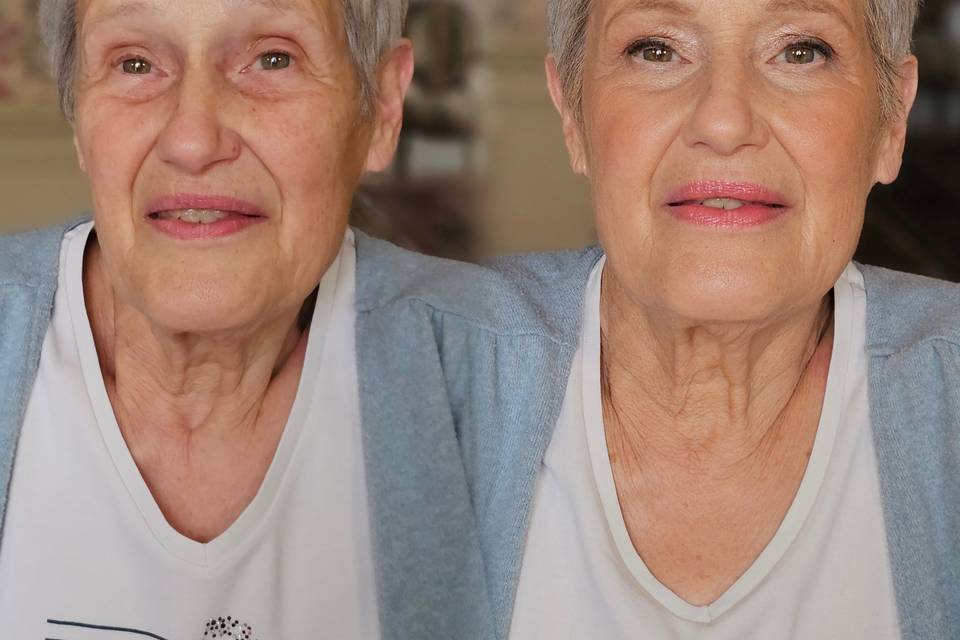 Makeup peau mature