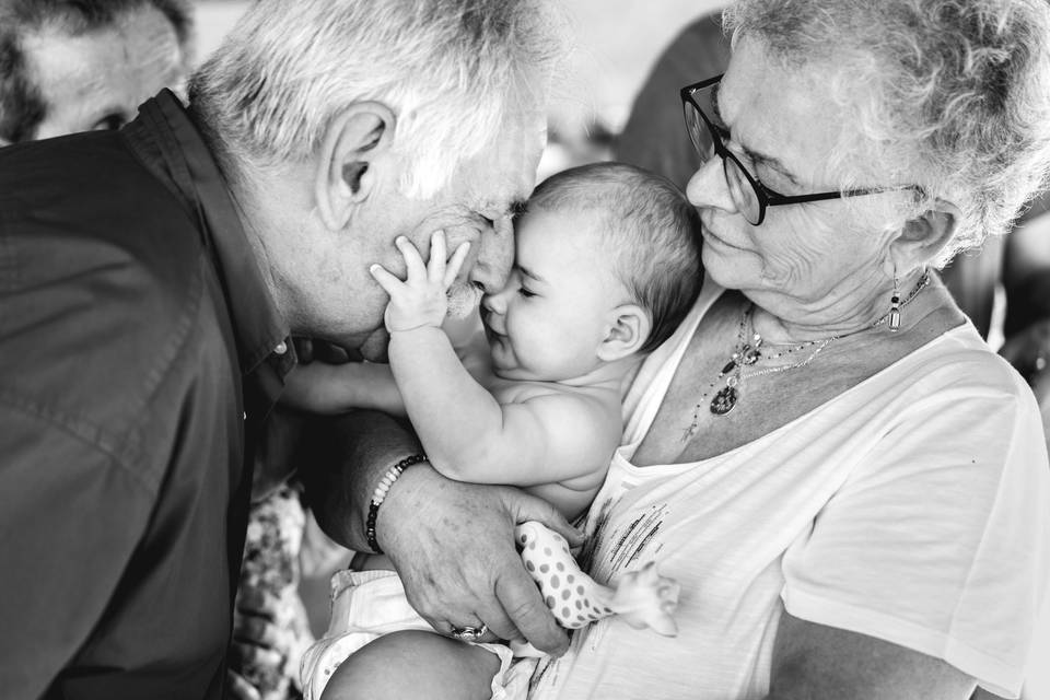 Grands parents et bébé