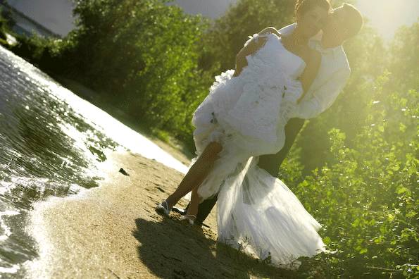 Couple contre jour