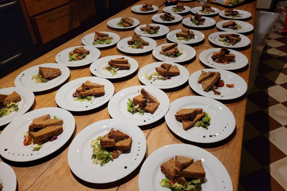 Entrée classique au foie gras