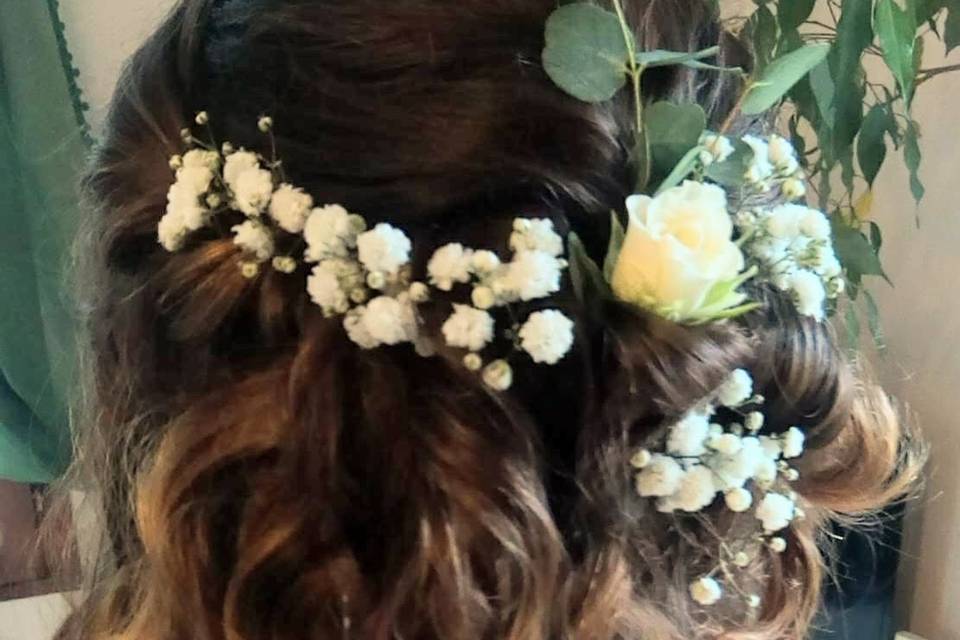 Coiffure mariée détachée