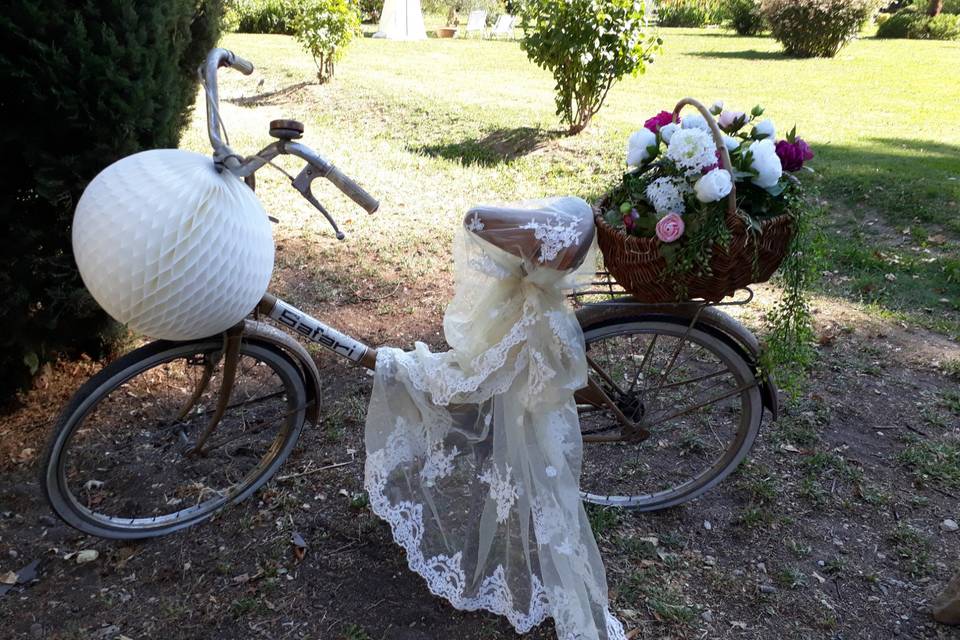 Le vélo de la mariée