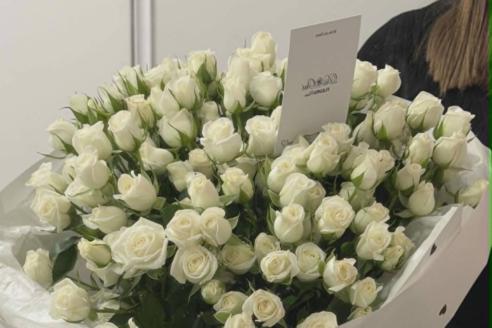 Florale Blanc Chic