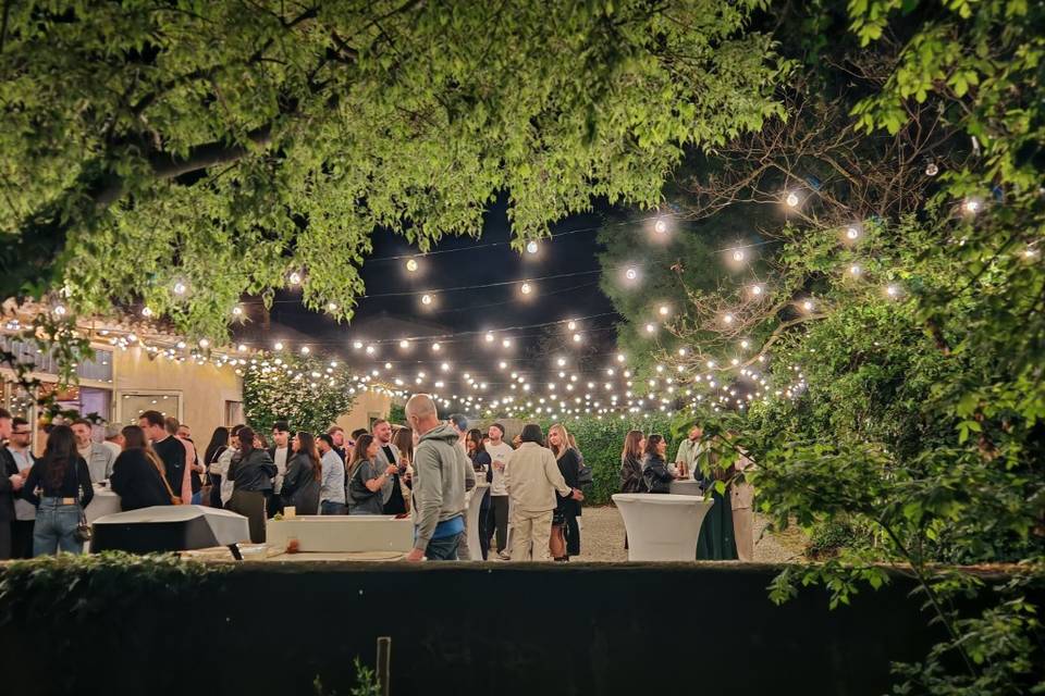 Terrasse illuminee