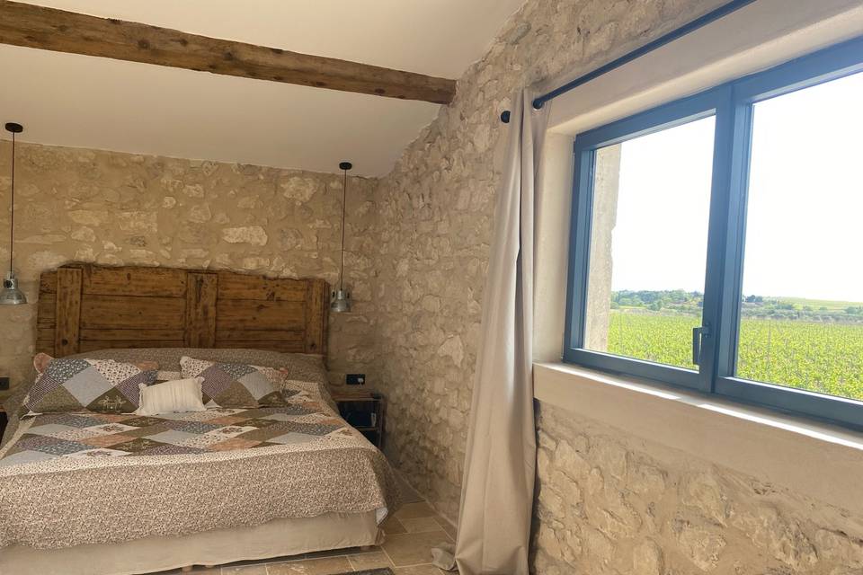 Chambre d'un gîte