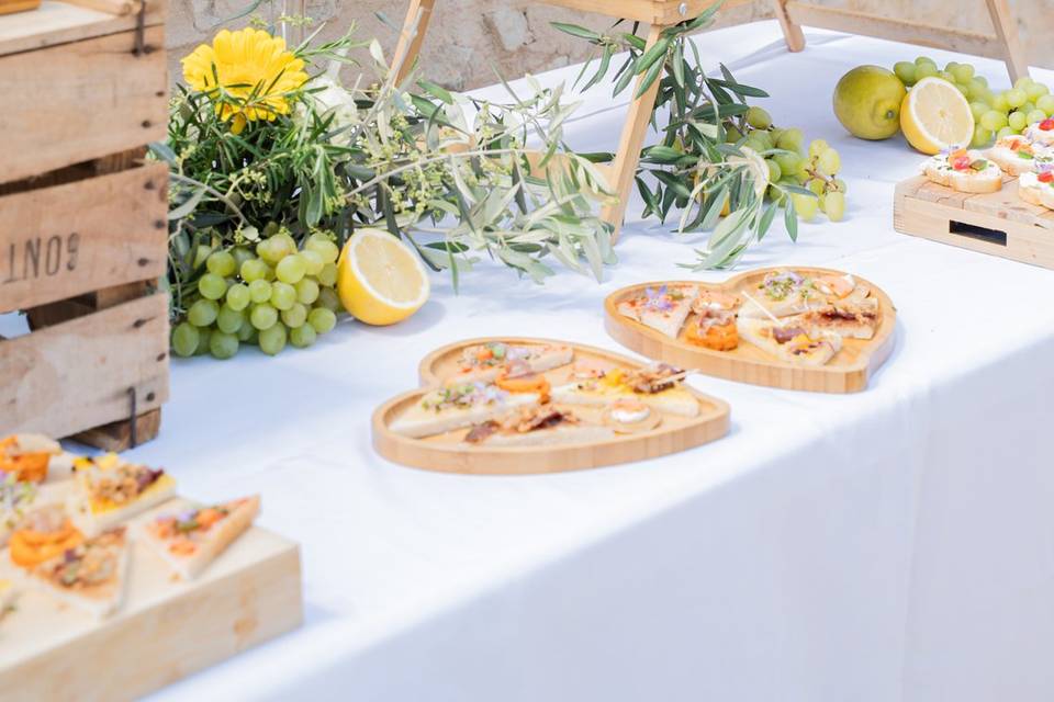 Brunch à la piscine