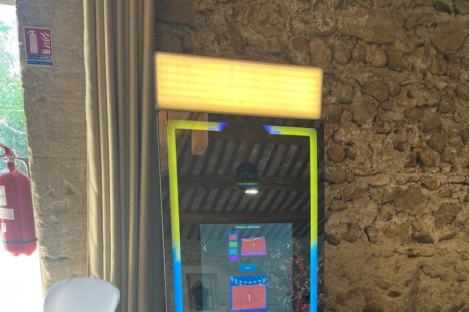 Photobooth miroir
