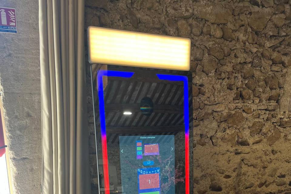 Photobooth miroir