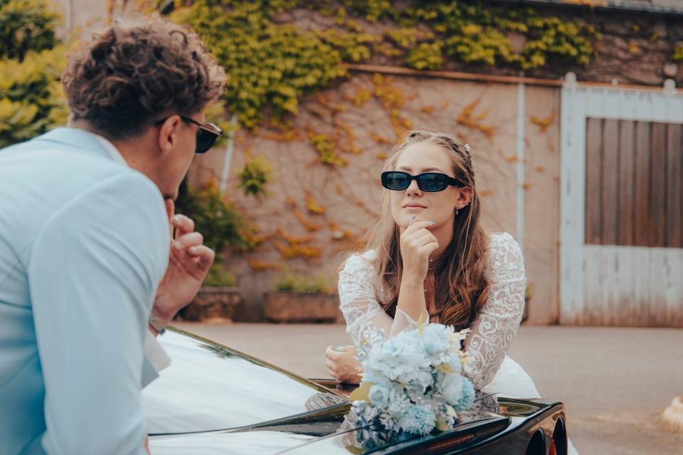 Photo de mariage couple