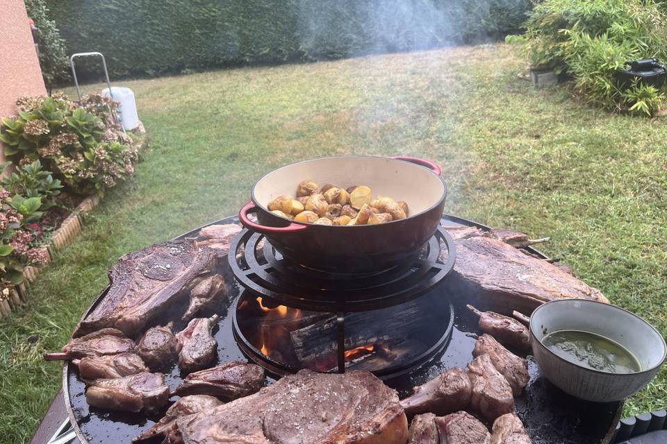 Légumes aux braséro