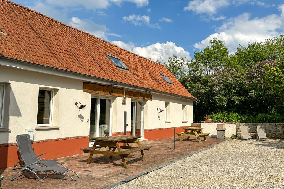 Terrasse des gîtes