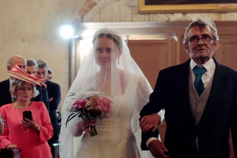 Arrivée de la mariée