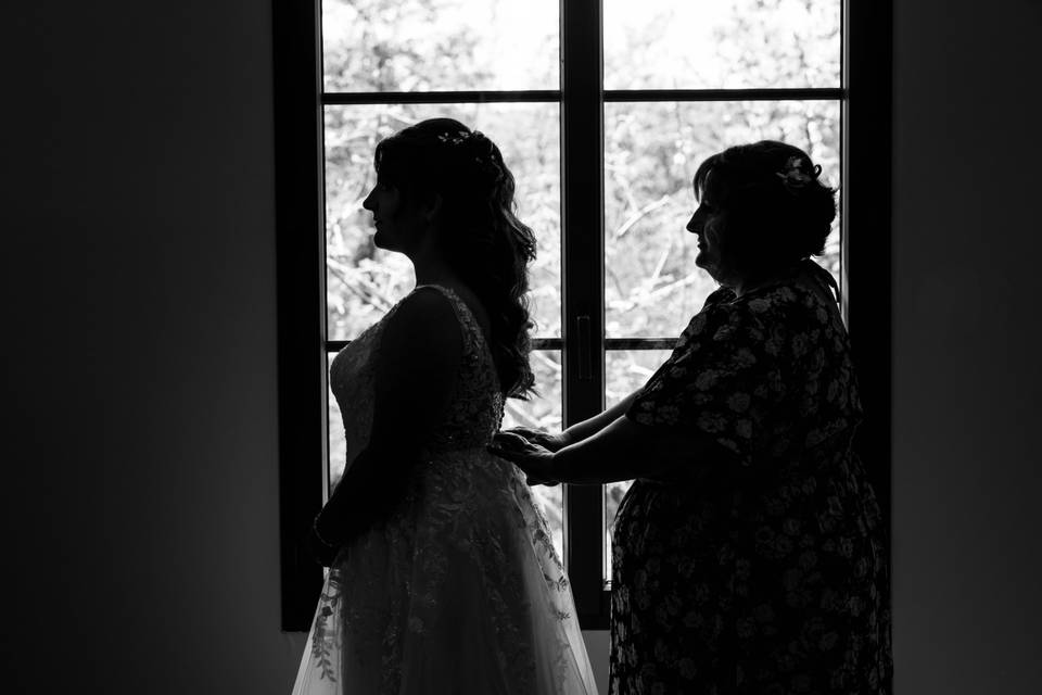 Habillage mariée
