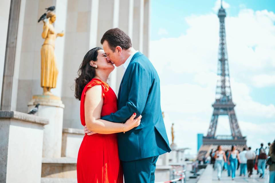 Pré wedding à Paris