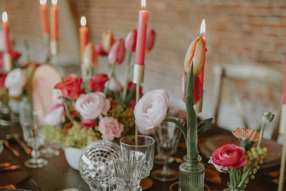 Décoration table des mariés