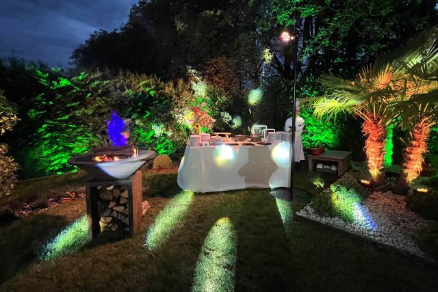 Buffet au jardin