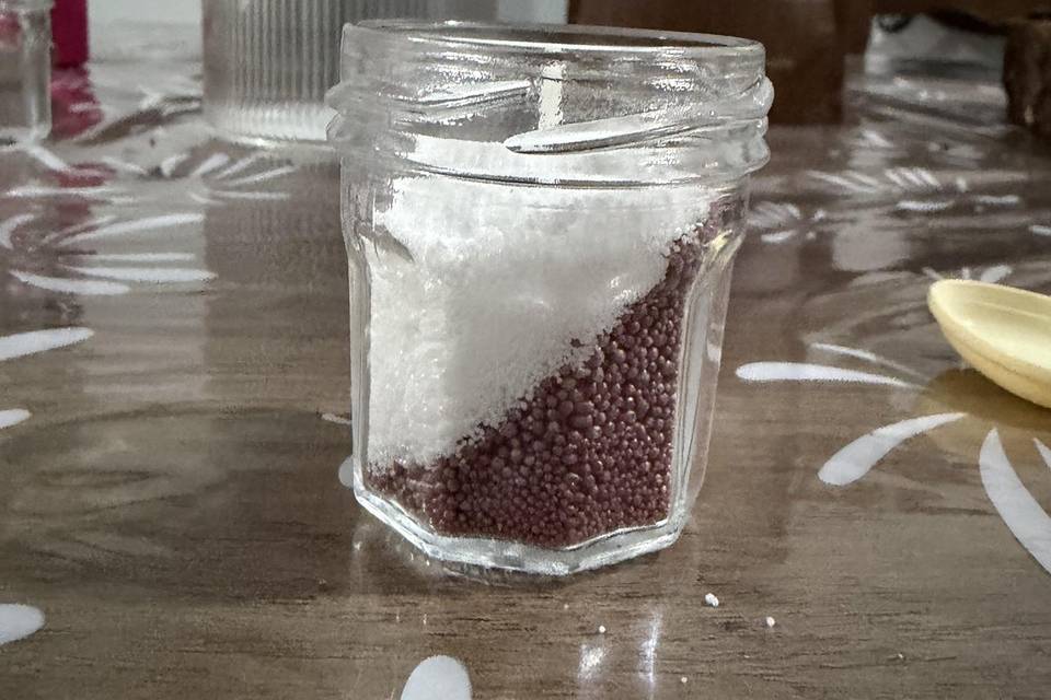 Bougie en sable de cire