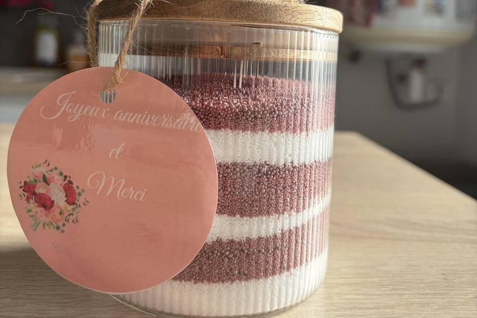 Grande Bougie en sable de cire