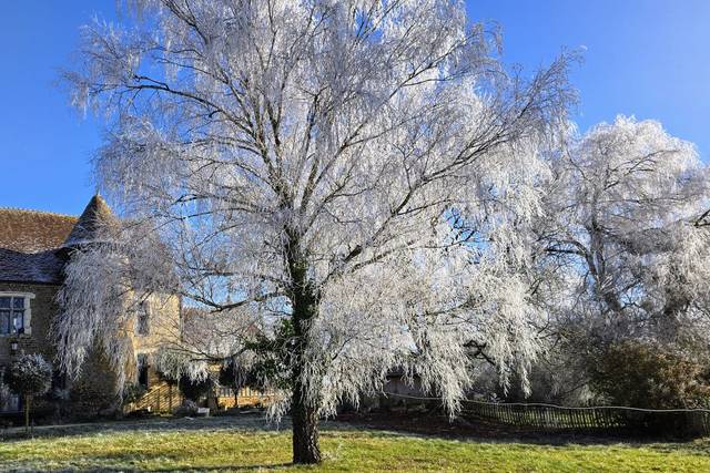 Le manoir en hiver