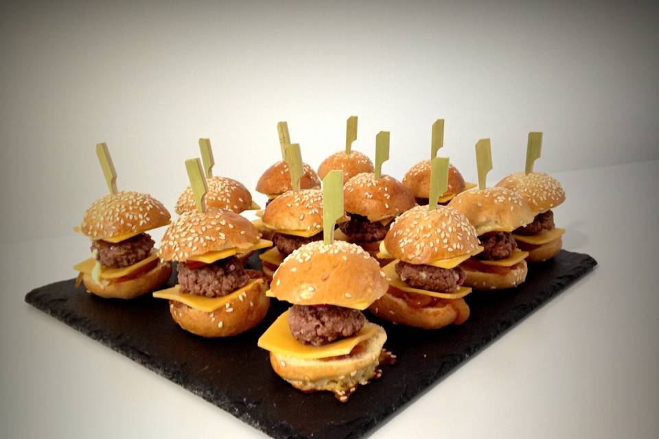 Mini burgers maison