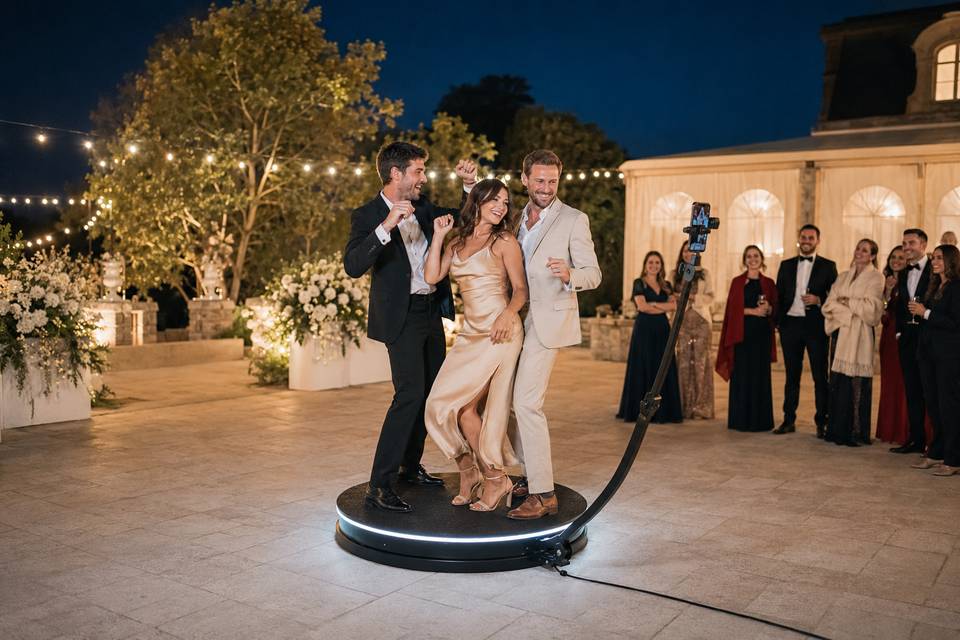Borne 360° pour mariage