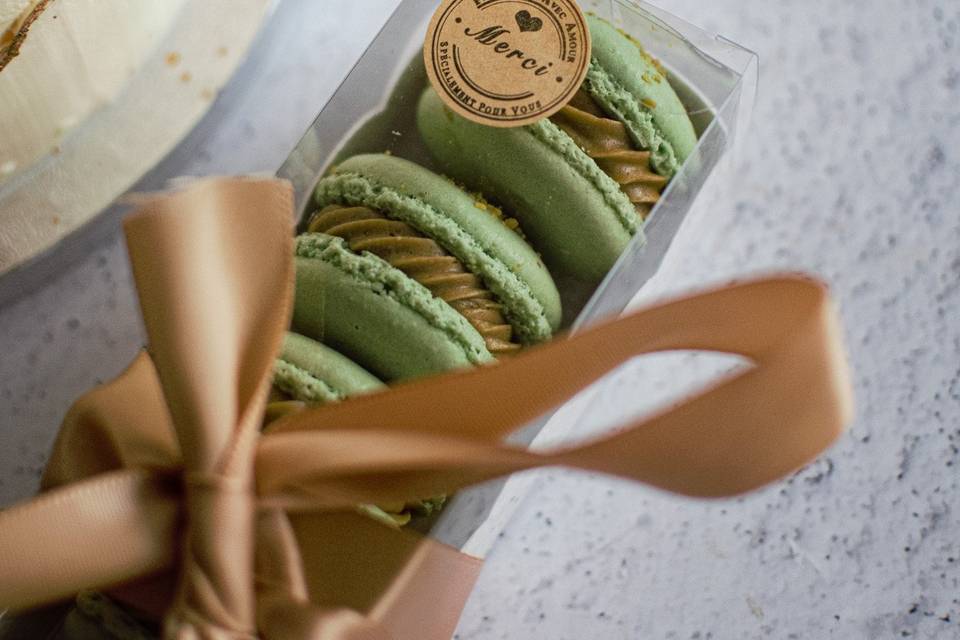 Macarons cadeaux invités
