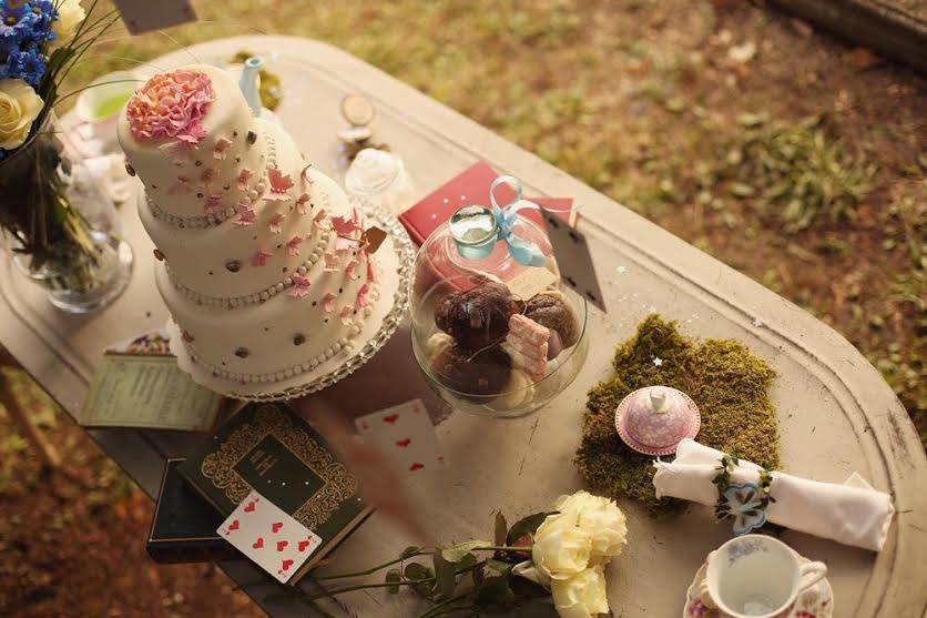 Sweet table sur le thème Alice