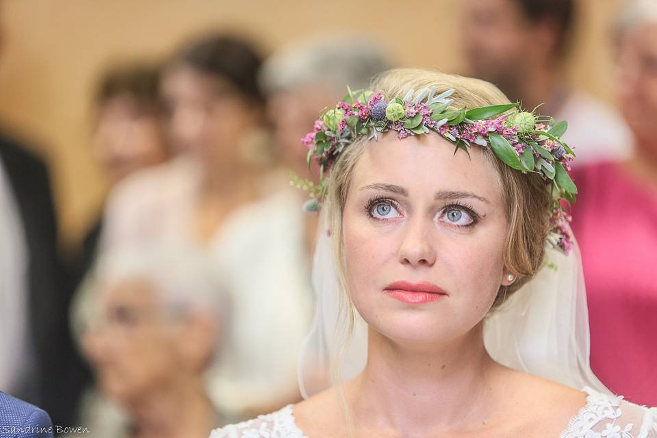 La mariée émotion