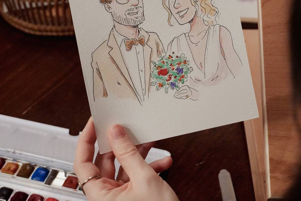 Portrait mariage décembre 2025