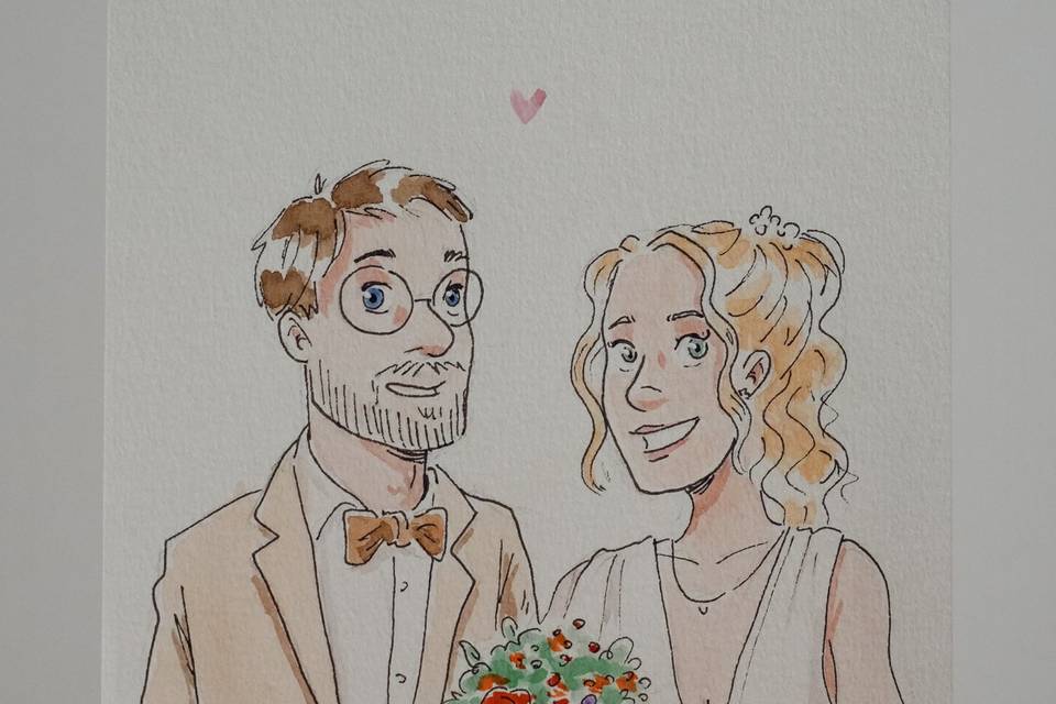Portrait mariage décembre 2025