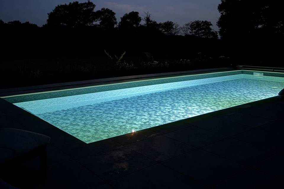 Piscine nuit
