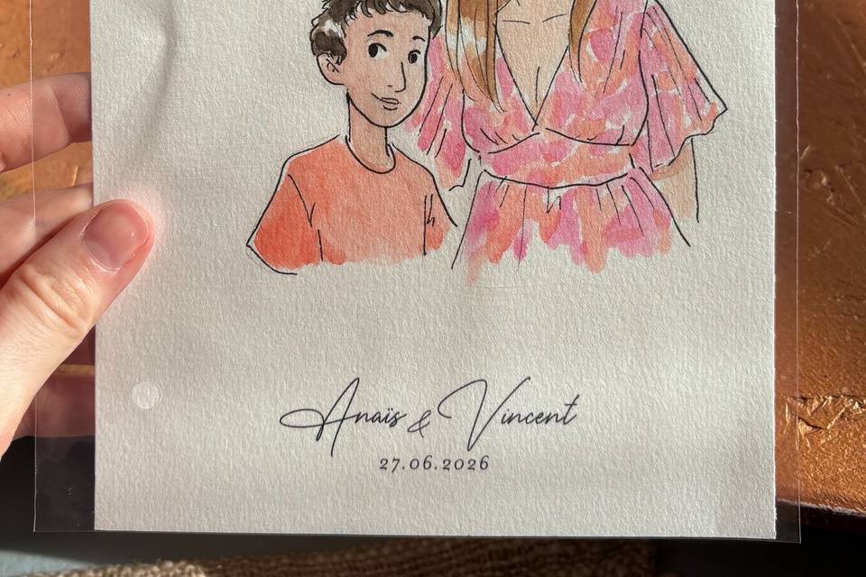 Portrait mariage juin