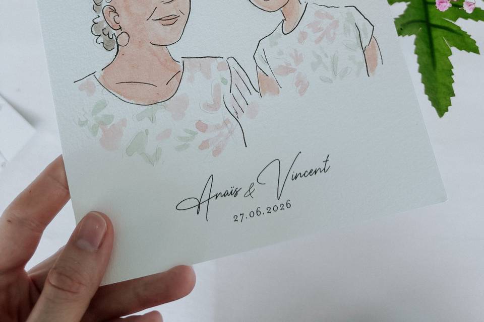 Portrait mariage juin