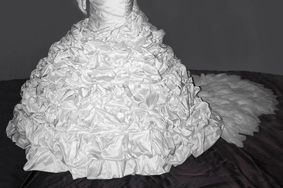 Création robe de mariée