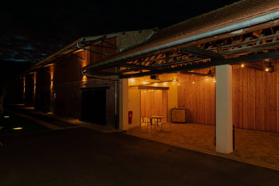 Préau de nuit