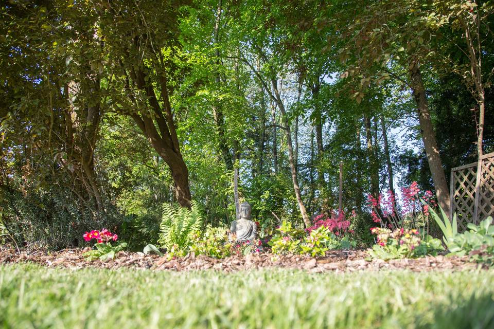 Jardin décorée