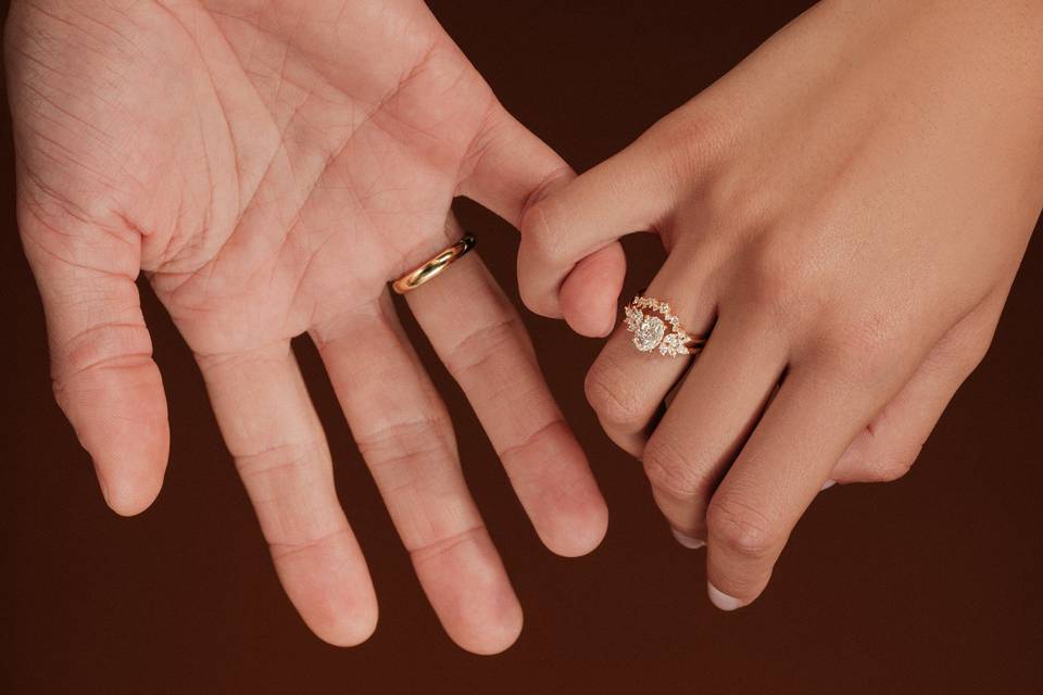 Bagues de mariage Zeina