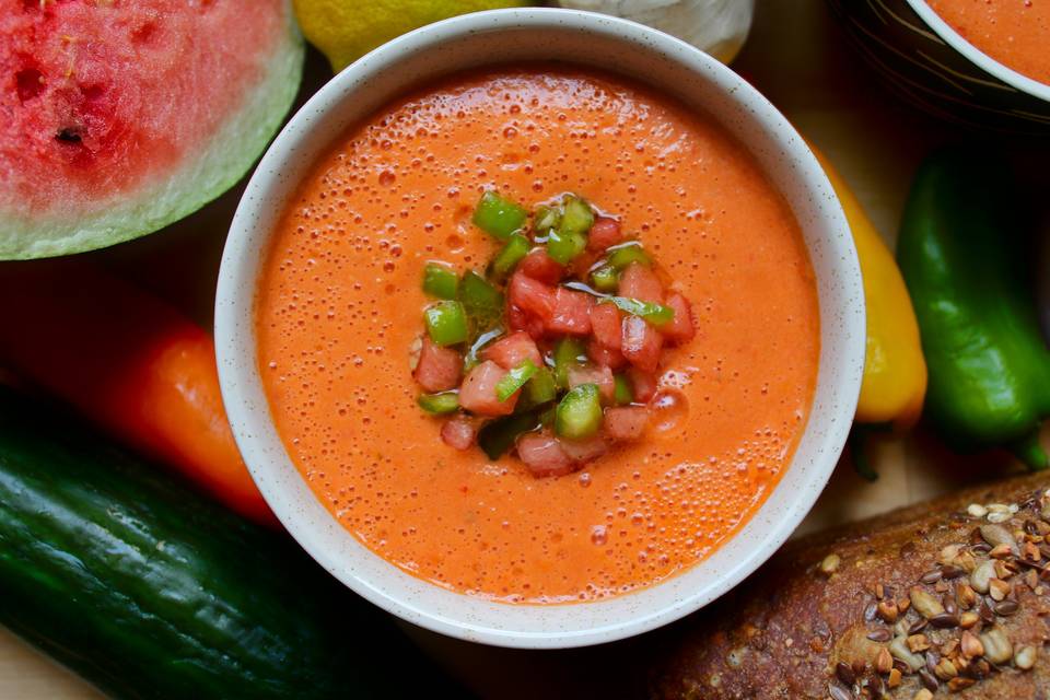 Gaspacho à la pastèque