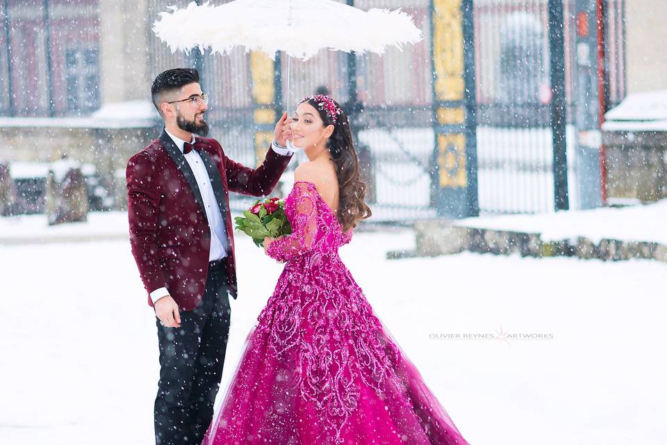 Un mariage en hiver