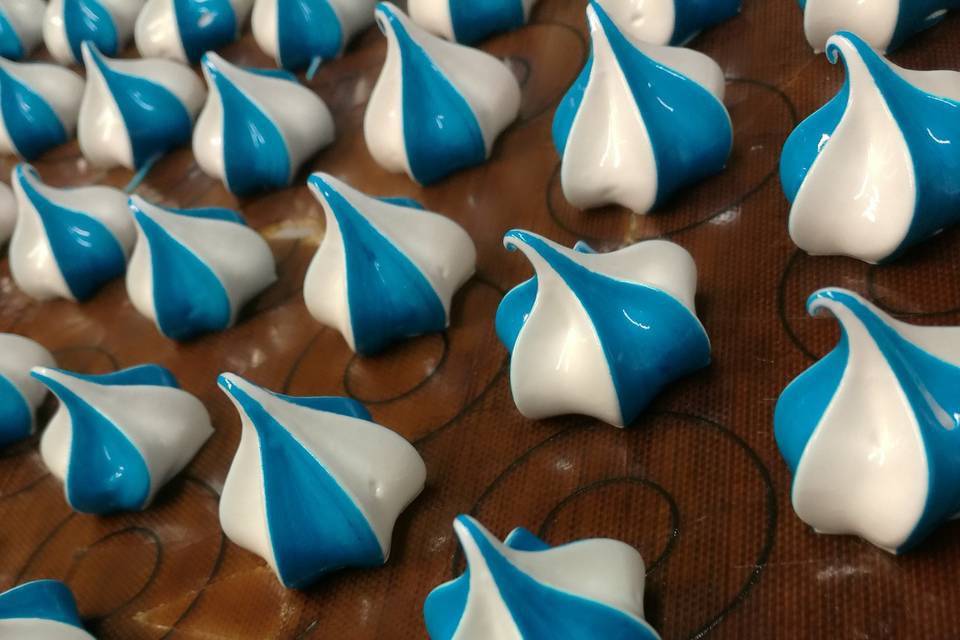 Les meringues bicolores