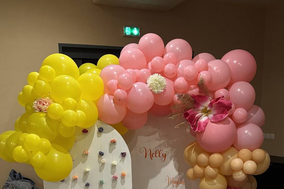 Anniversaire colorée