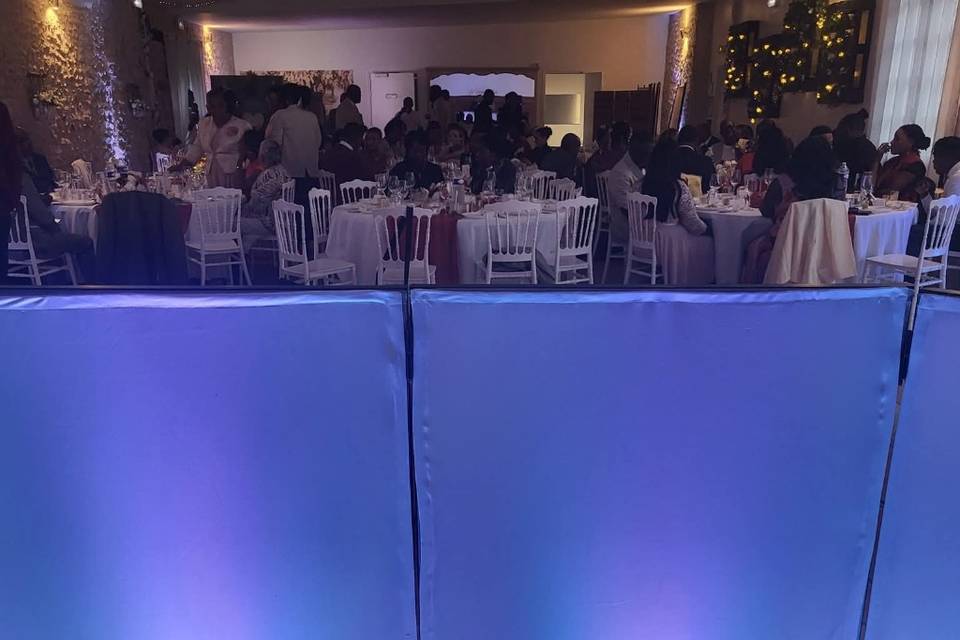 Installation terminée mariage