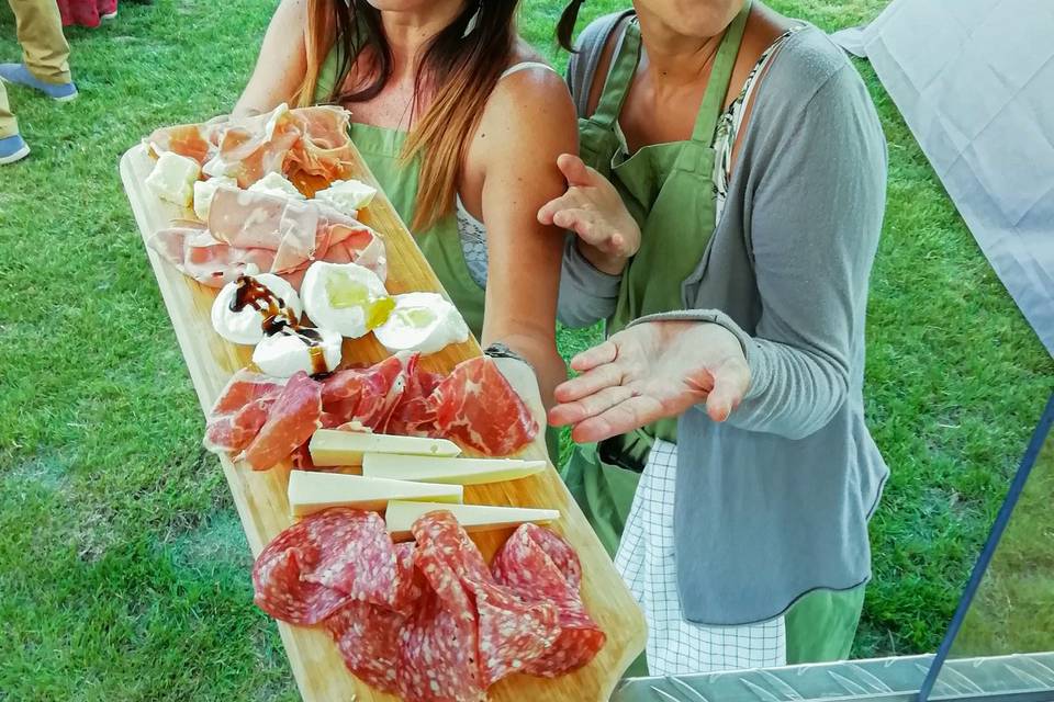 Charcuterie et fromage italien