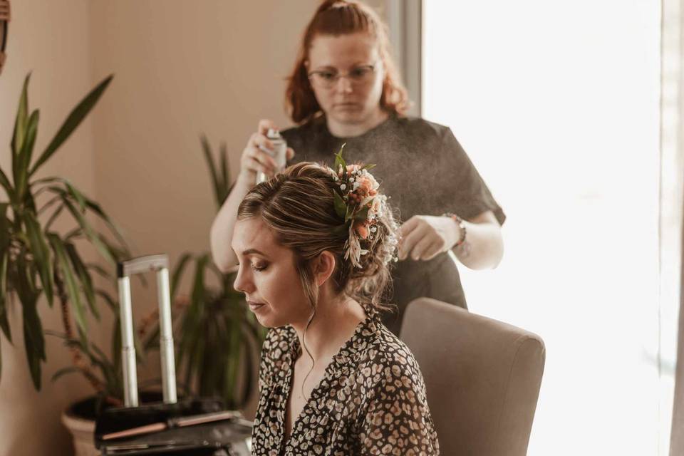 Coiffure mariée du 15.07.2023