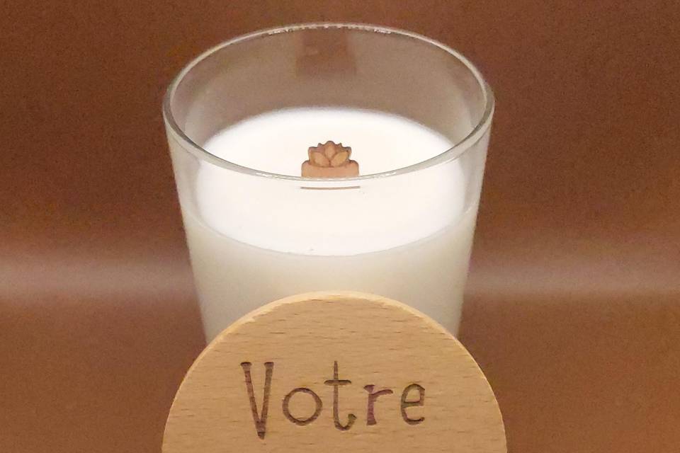 Bougie personnalisable