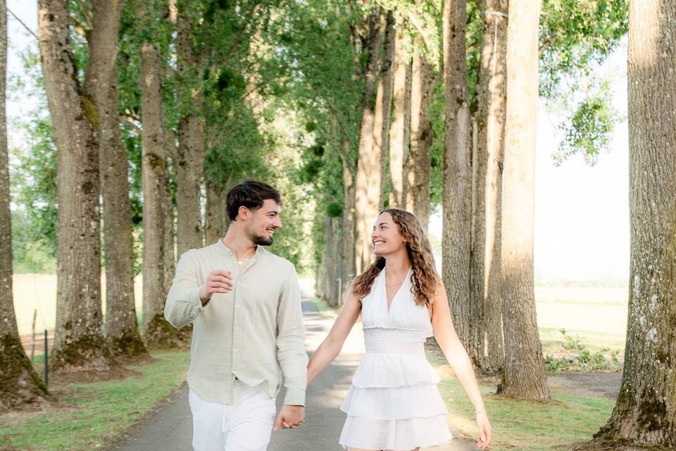 Couple au Château du Faucon